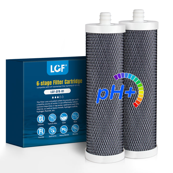 Countertop Replacement Filter for LCF-CF-02-ALK, 2-Pack