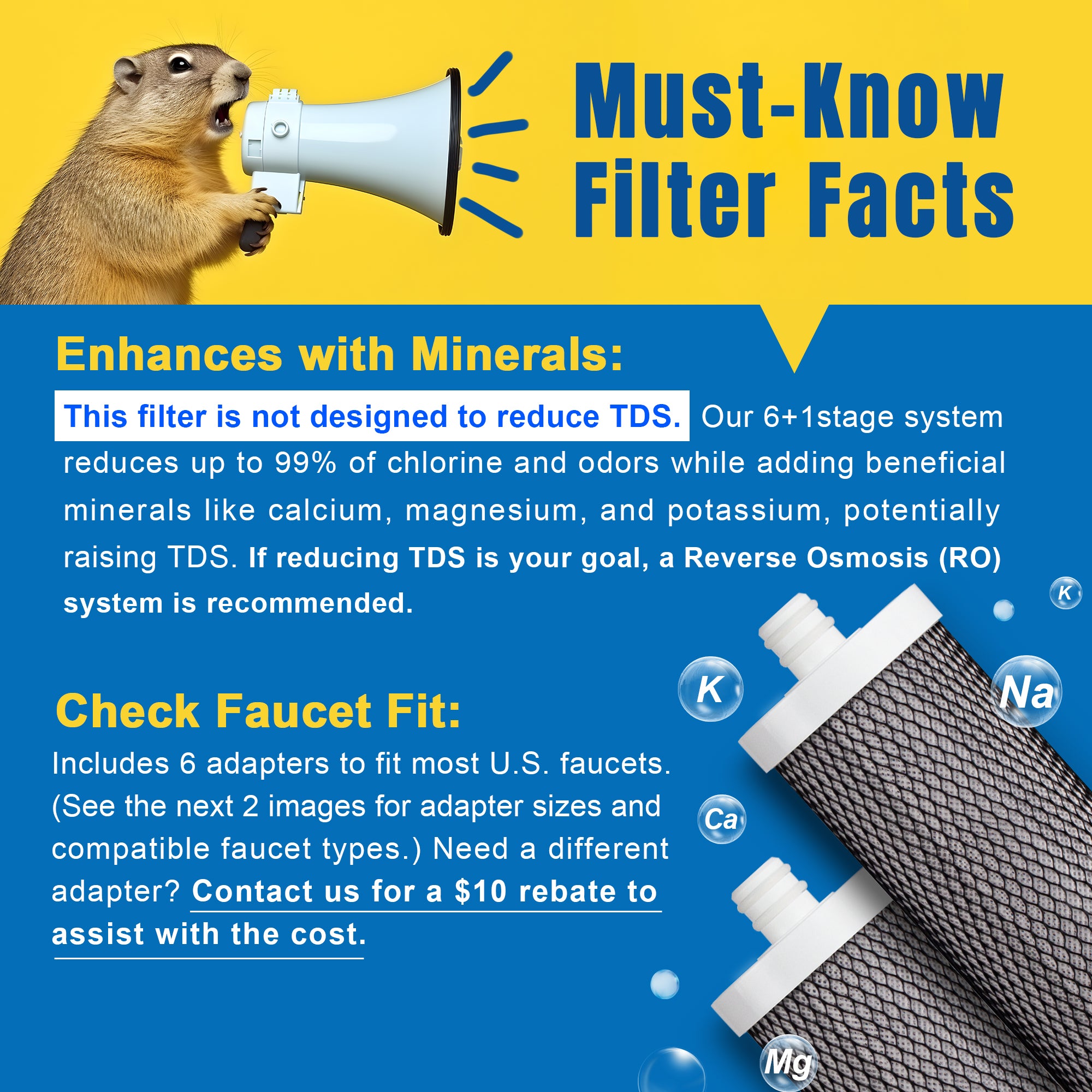 LCF Alkaline Countertop Water Filter System, LCF-CF-01-ALK