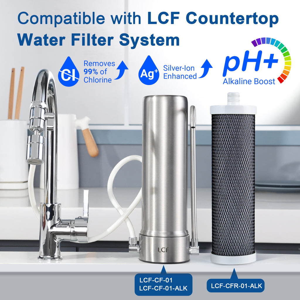 LCF-CFR-01-ALK AlkaBoost Replacement Filter Cartridge for LCF Countertop Water Filter