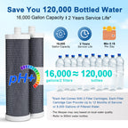 LCF-CFR-01-ALK AlkaBoost Replacement Filter Cartridge for LCF Countertop Water Filter