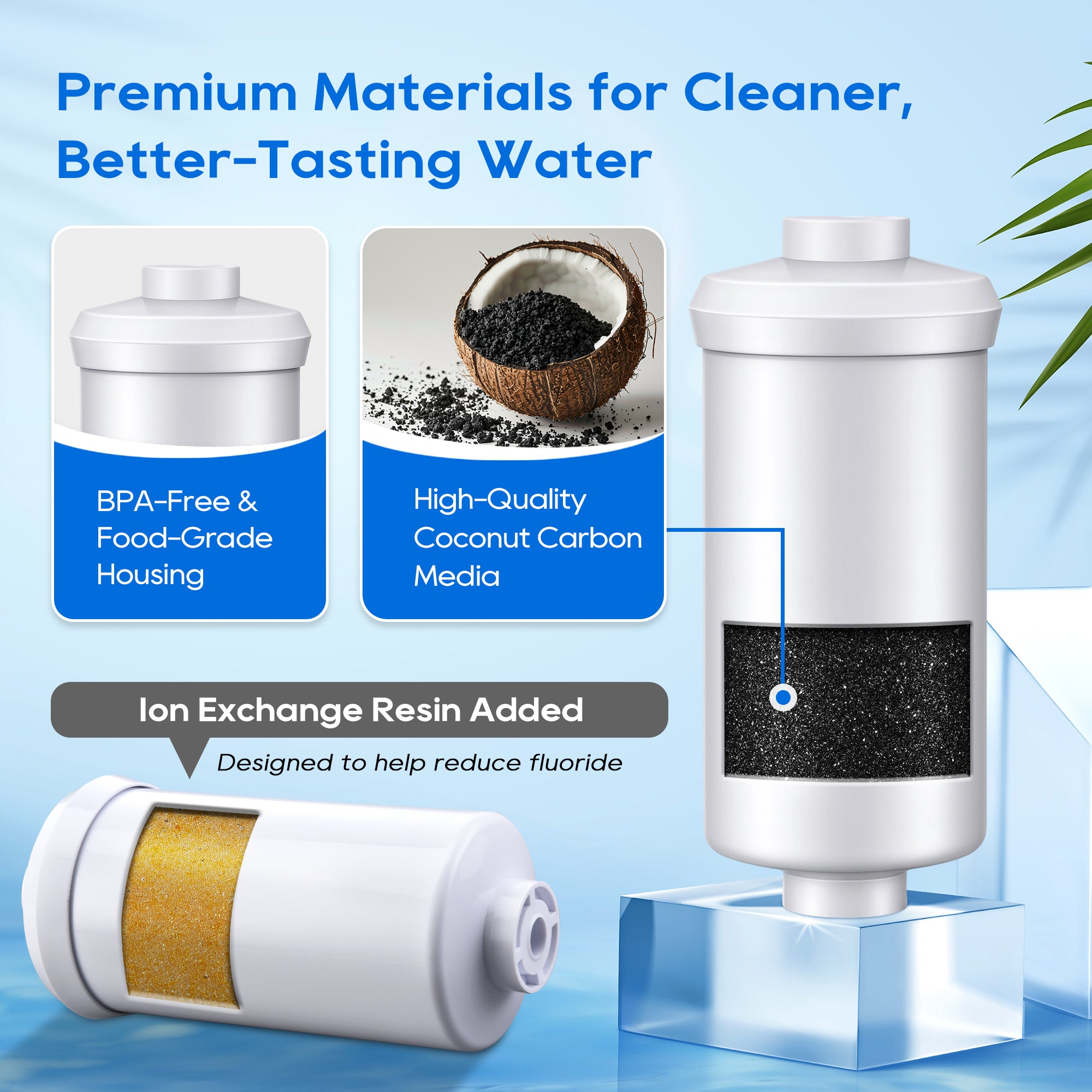LCF Fluoride Water Filter Replacement, Targets Fluoride, Arsenic & Heavy Metals for LCF Gravity Systems