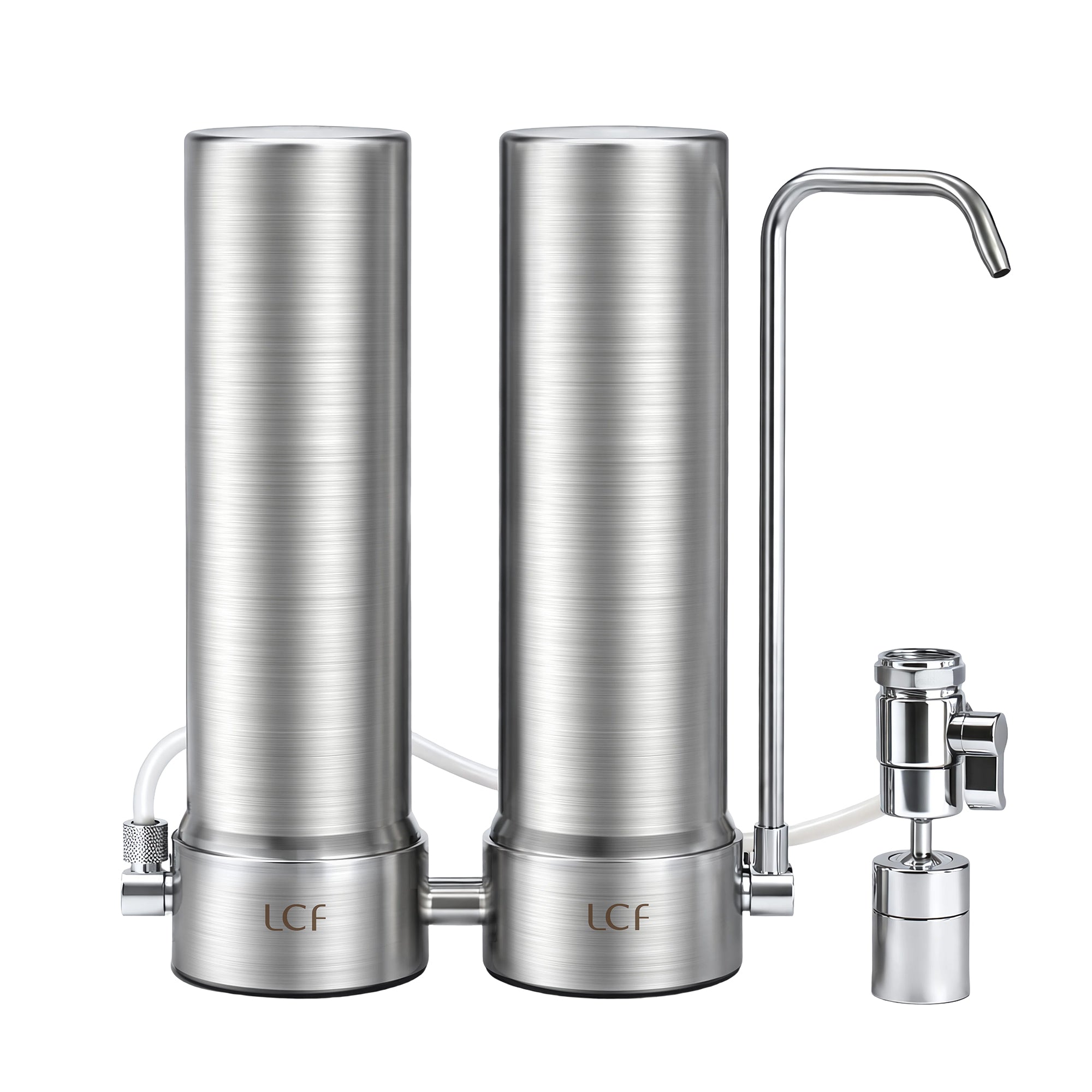 LCF Dual-Cartridge Countertop Water Filter, LCF-DCT-PC