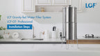 UV Gravity-fed Water Filter System, LCF-GT-UV
