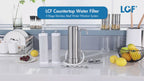 LCF PureFlow Countertop Water Filter System, LCF-CF-01